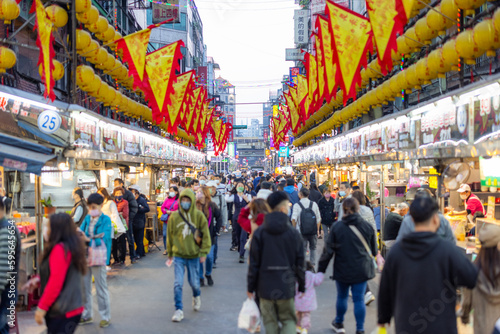 Keelung Night Market in Taiwan