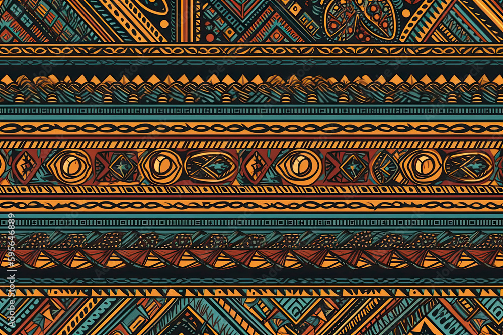 Ethnic seamless pattern. Traditional ornament background Ethnic seamless pattern. Traditional ornament background