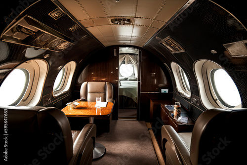 First class in an airplane © rufous