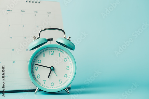 An alarm clock with calendar