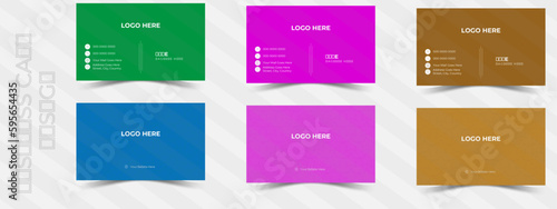 Business card design template, Clean professional business card template, visiting card, business card template