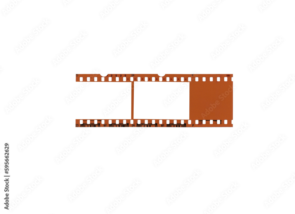Fototapeta premium 35mm film frame border strip analog png