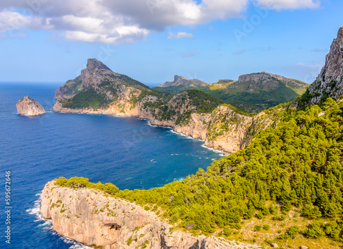 Cape Formentor landscape on Mallorca island, Spain