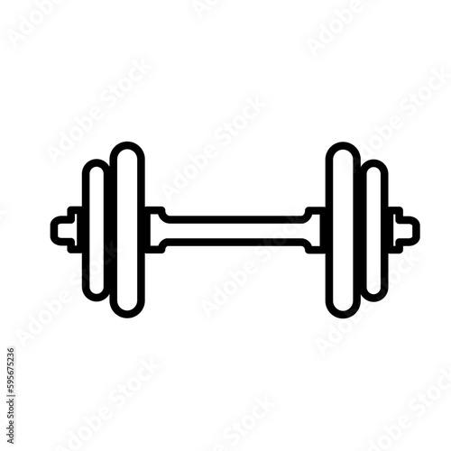 dumbbell isolated on white background