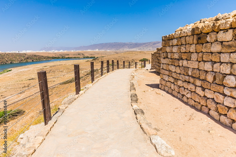 Khor Rori is a village known for its many archaeological ruins near Salalah, Sultate of Oman