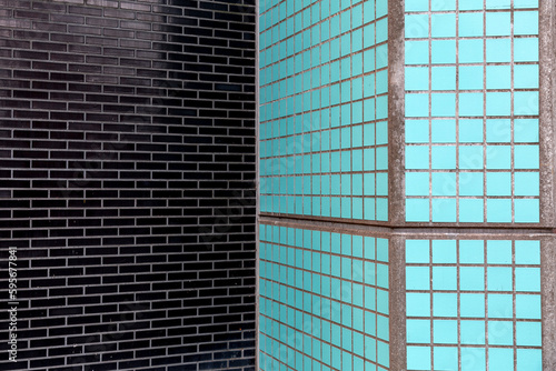 Fragment of glazed ceramic ...