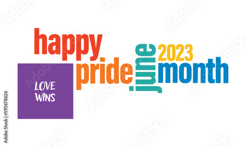 Happy pride month june 2023
