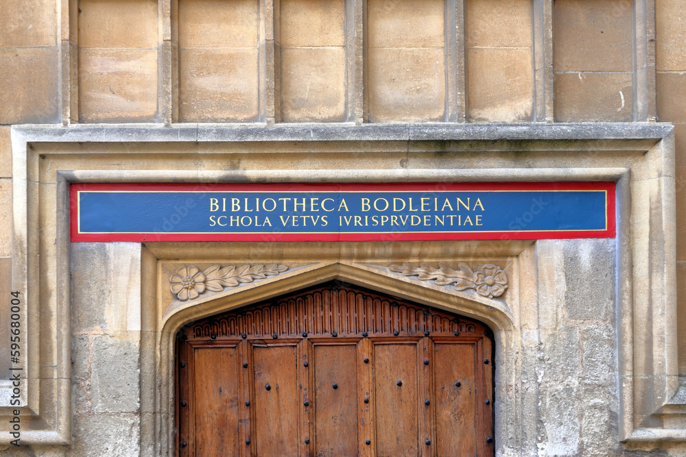 The old school of jurisprudence at the Bodleian Library, University of Oxford  