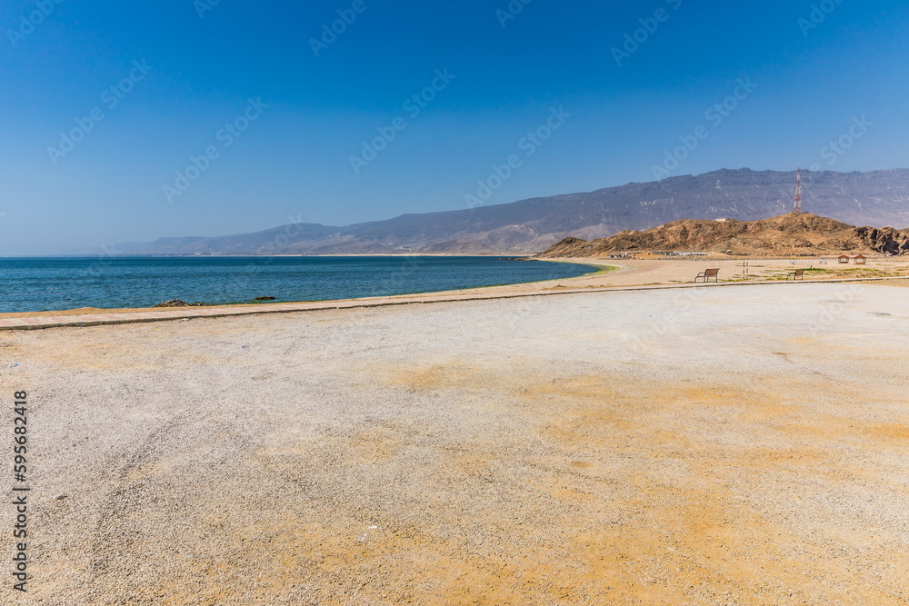 surroundings of the Mirbat castle near the sea in Mirbat town, Sultanate of Oman surroundings of the Mirbat castle near the sea in Mirbat town, Sultanate of Oman