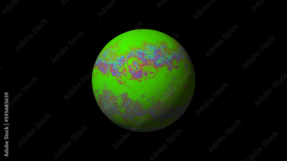 colorful planet on black backgound rgb colorful planet on black backgound rgb