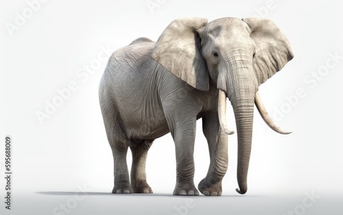 An elephant in a background safari animals elephant wallpaper Generative AI