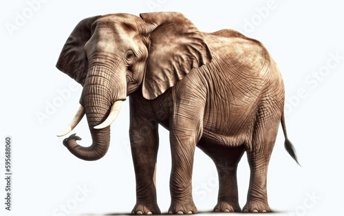 An elephant in a background safari animals elephant wallpaper Generative AI