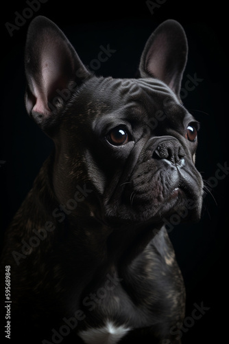 generative ai, amazing portrait of dog © Xhulio