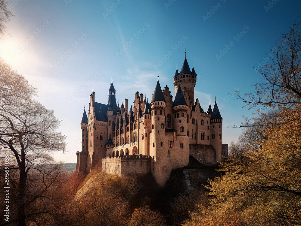 A Romantic German Castle - generative ai
