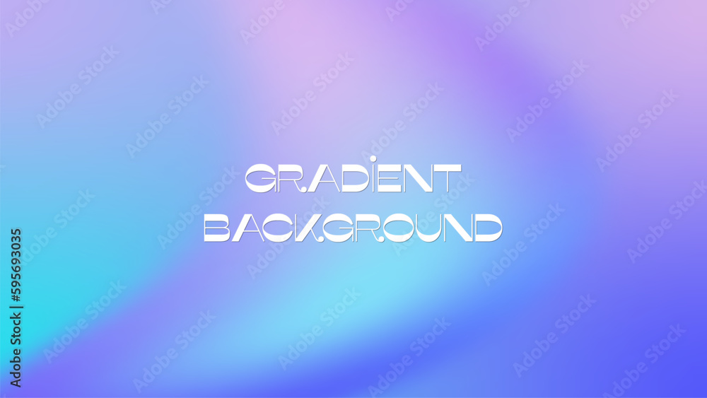 Horizontal gradient background with abstract waves in pastel colors. For covers, business card wallpapers, social media, web and print. Just add your text.