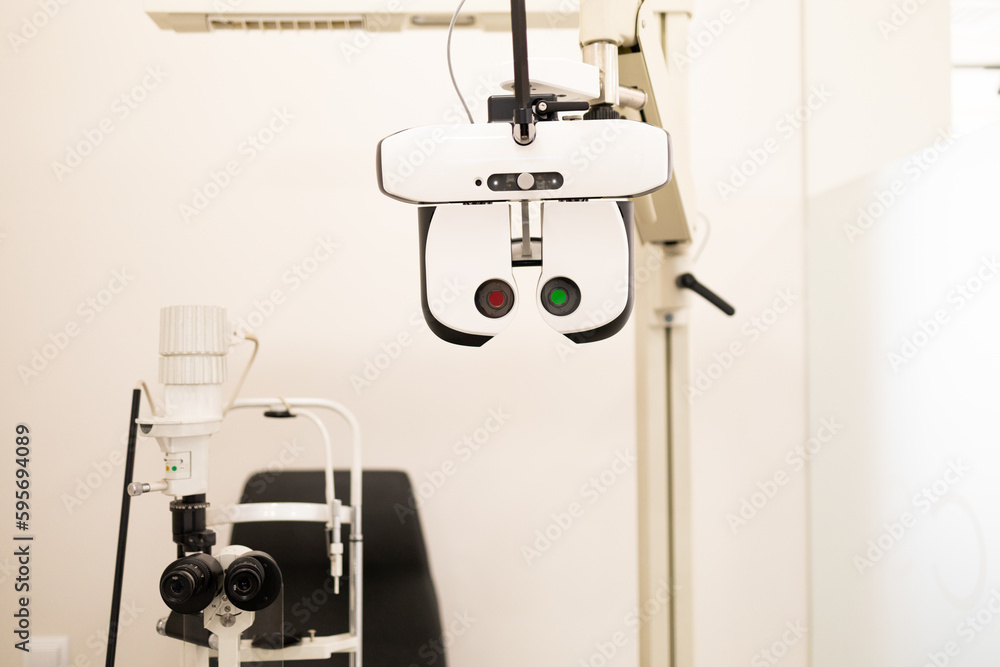 Professional ophthalmic equipment for checking vision in clinic