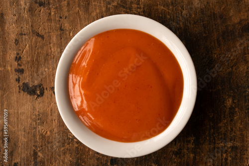 Buffalo Sauce in a Bowl