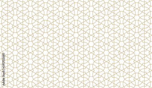 Seamless paper pattern in authentic arabian style.