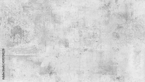 Beautiful white gray Abstract Grunge Decorative  Stucco Wall Background. Art Rough Stylized Texture Banner With Space For Text photo