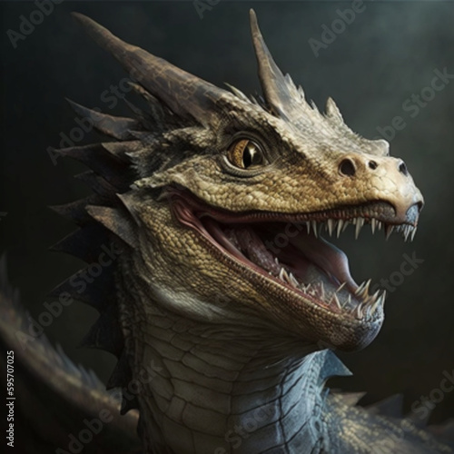 head of dragon,Generative AI