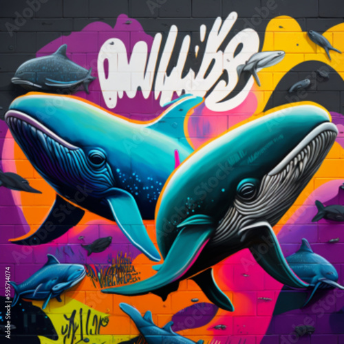 shark and fish,Generative AI