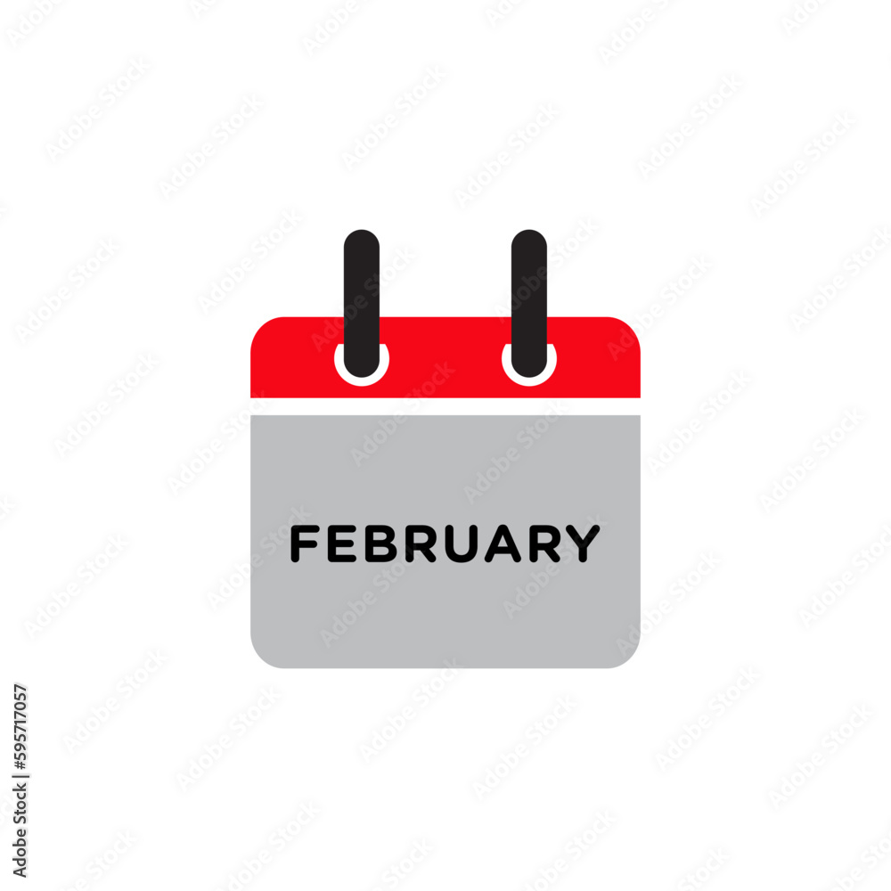Month calendar icon vector logo design template Month calendar icon vector logo design template