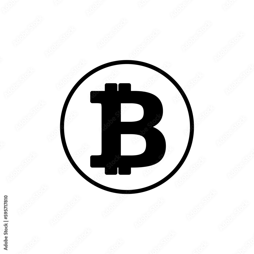 Bitcoin icon vector. payment symbol. Cryptocurrency logo. Bitcoin icon vector. payment symbol. Cryptocurrency logo.