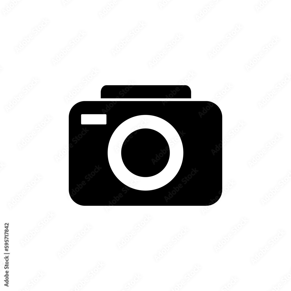 Camera Icon in trendy flat style isolated. Camera symbol web site design Camera Icon in trendy flat style isolated. Camera symbol web site design