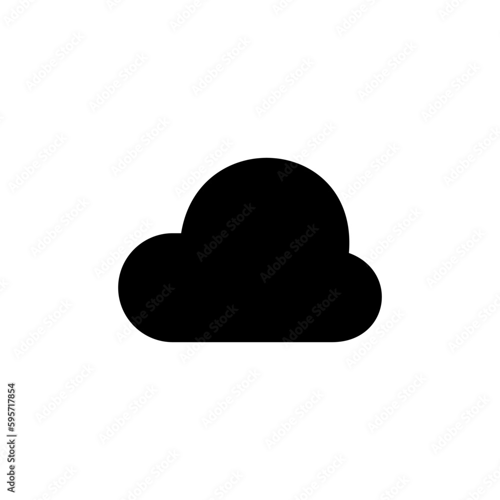 Cloud icon vector. cloud data. cloud services Cloud icon vector. cloud data. cloud services