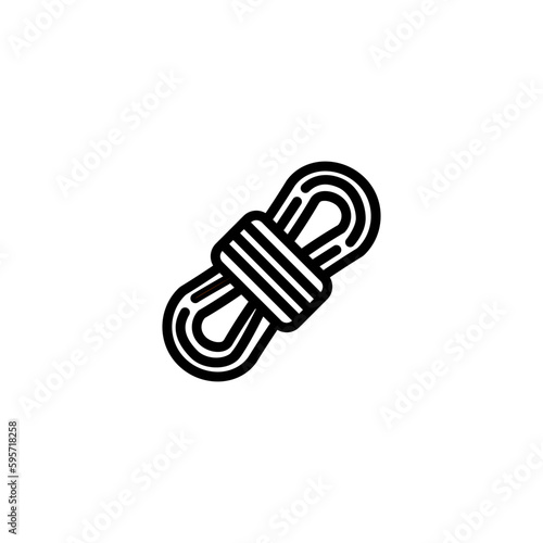 Rope icon vector illustration logo template for many purpose. Isolated on white background.