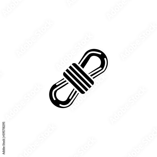 Rope icon vector illustration logo template for many purpose. Isolated on white background.