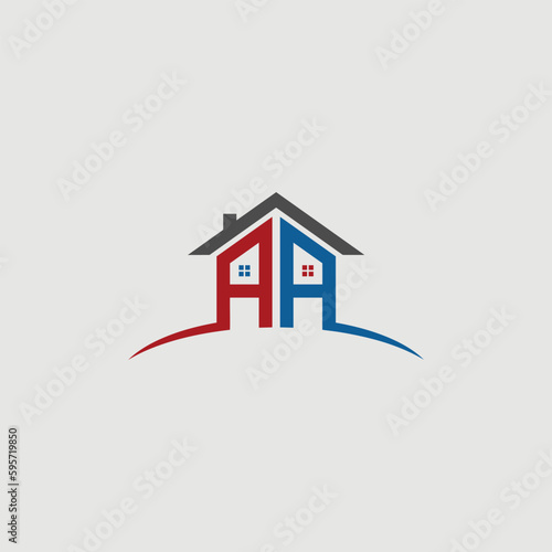 aa real estate logo design