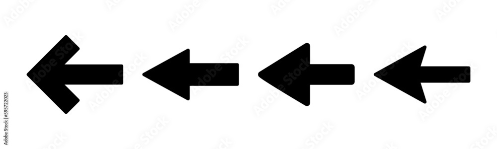 Arrow icon vector illustration. Arrow sign and symbol for web design. Arrow icon vector illustration. Arrow sign and symbol for web design.