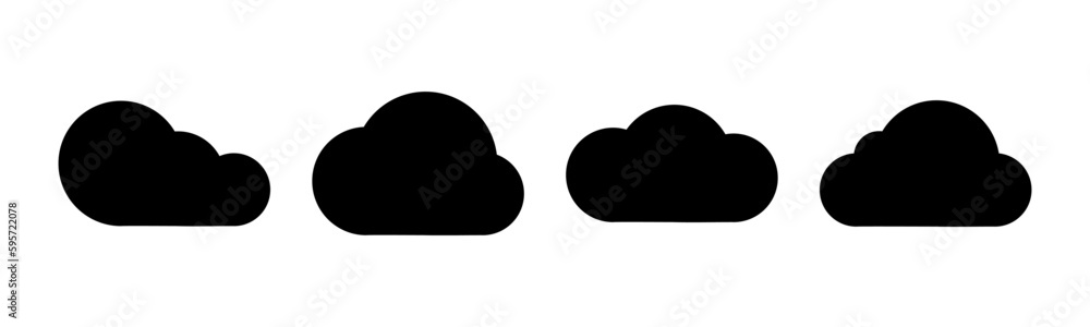 Cloud icon vector illustration. cloud sign and symbol Cloud icon vector illustration. cloud sign and symbol