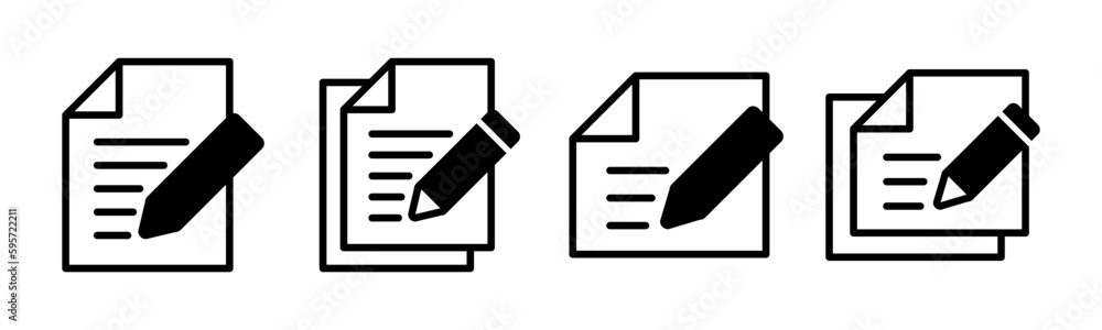 Note icon vector illustration. notepad sign and symbol Note icon vector illustration. notepad sign and symbol