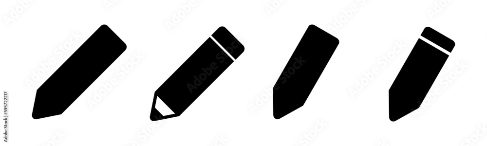 Pencil icon vector illustration. pen sign and symbol. edit icon vector Pencil icon vector illustration. pen sign and symbol. edit icon vector