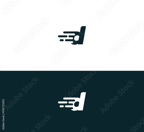 Letter D logo icon design template elements