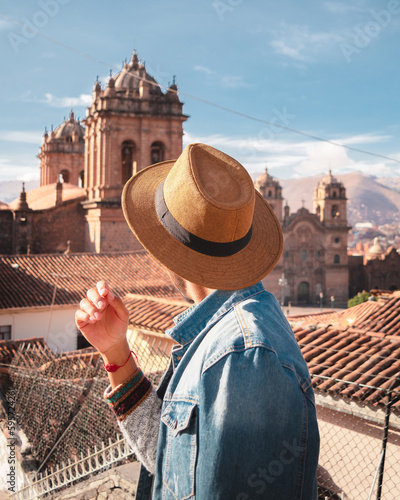 Obraz na płótnie catedral de cusco peru