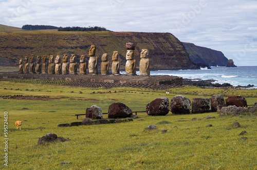 Ahu Tongariki in Rapa Nui / Easter Island photo