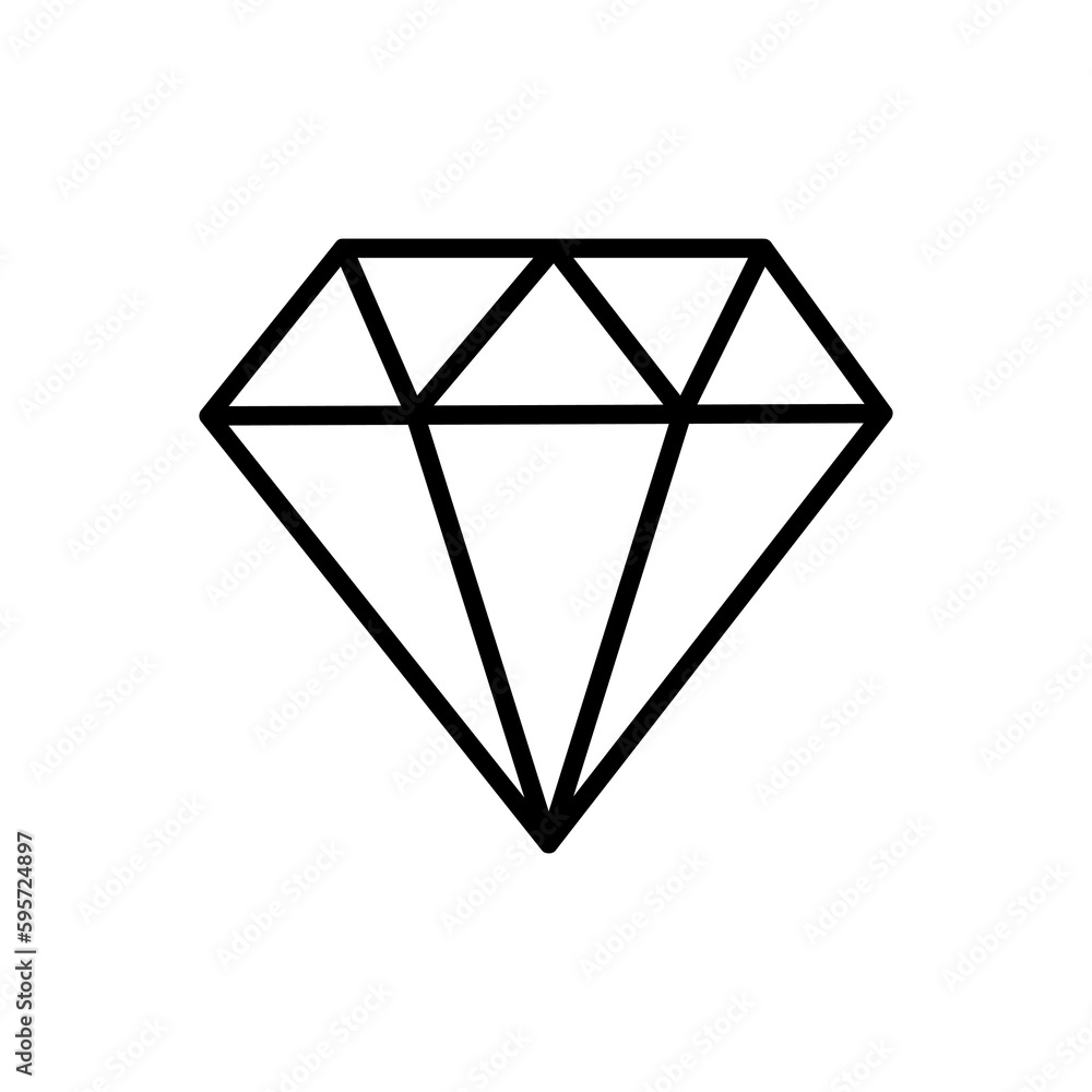 Diamond icon vector. Simple brilliant sign for app and site..eps Diamond icon vector. Simple brilliant sign for app and site..eps