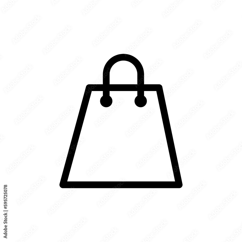 Bag icon vector. Simple shopping bag sign for app and site..eps Bag icon vector. Simple shopping bag sign for app and site..eps