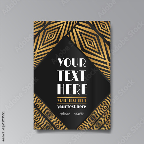 Wallpaper Mural Art deco wedding invitation save the date card art nuevo. Torontodigital.ca