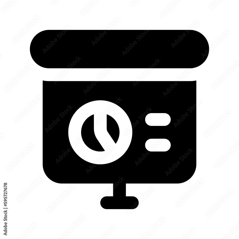 presentation glyph icon