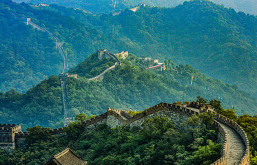 Leinwandbilder Chinesische Mauer Mutianyu Abschnitt der Chinesischen Mauer  © Michy