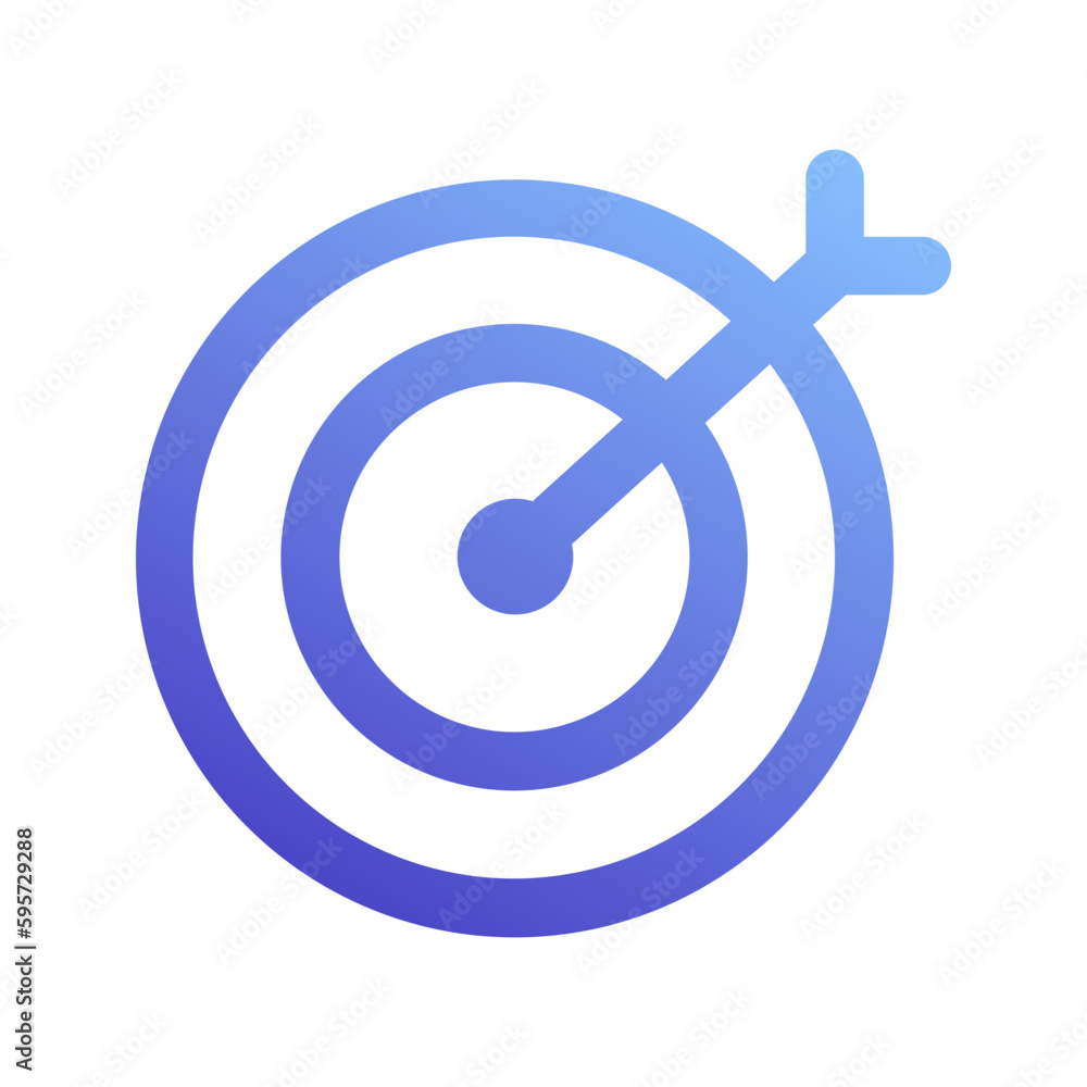 target gradient icon target gradient icon