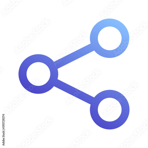 share gradient icon