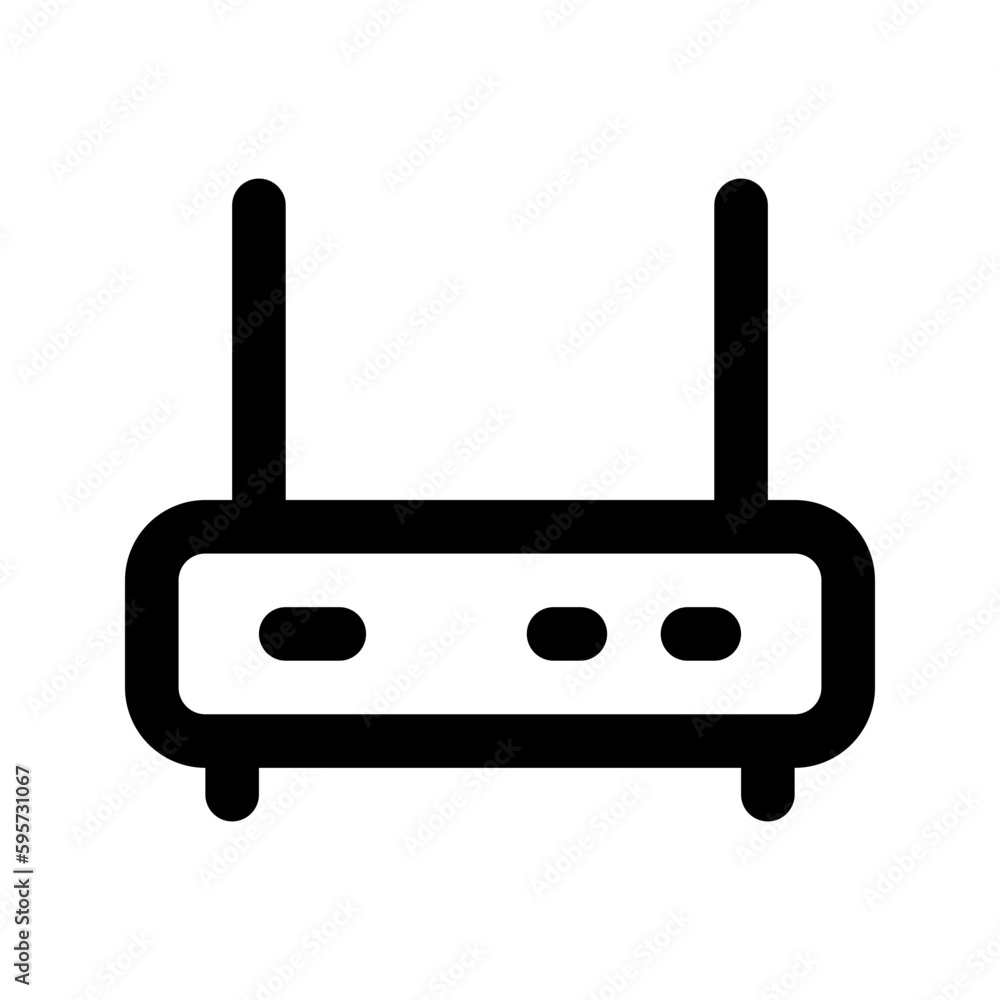 Obraz premium router icon