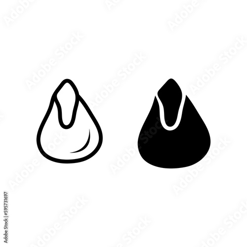 corn seed icon illustration on white background..eps