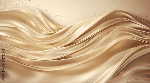 golden wave, fluid lines and curves, fluid figures