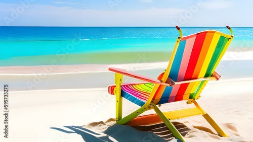 Beach chairs at the beach © Rax Qiu